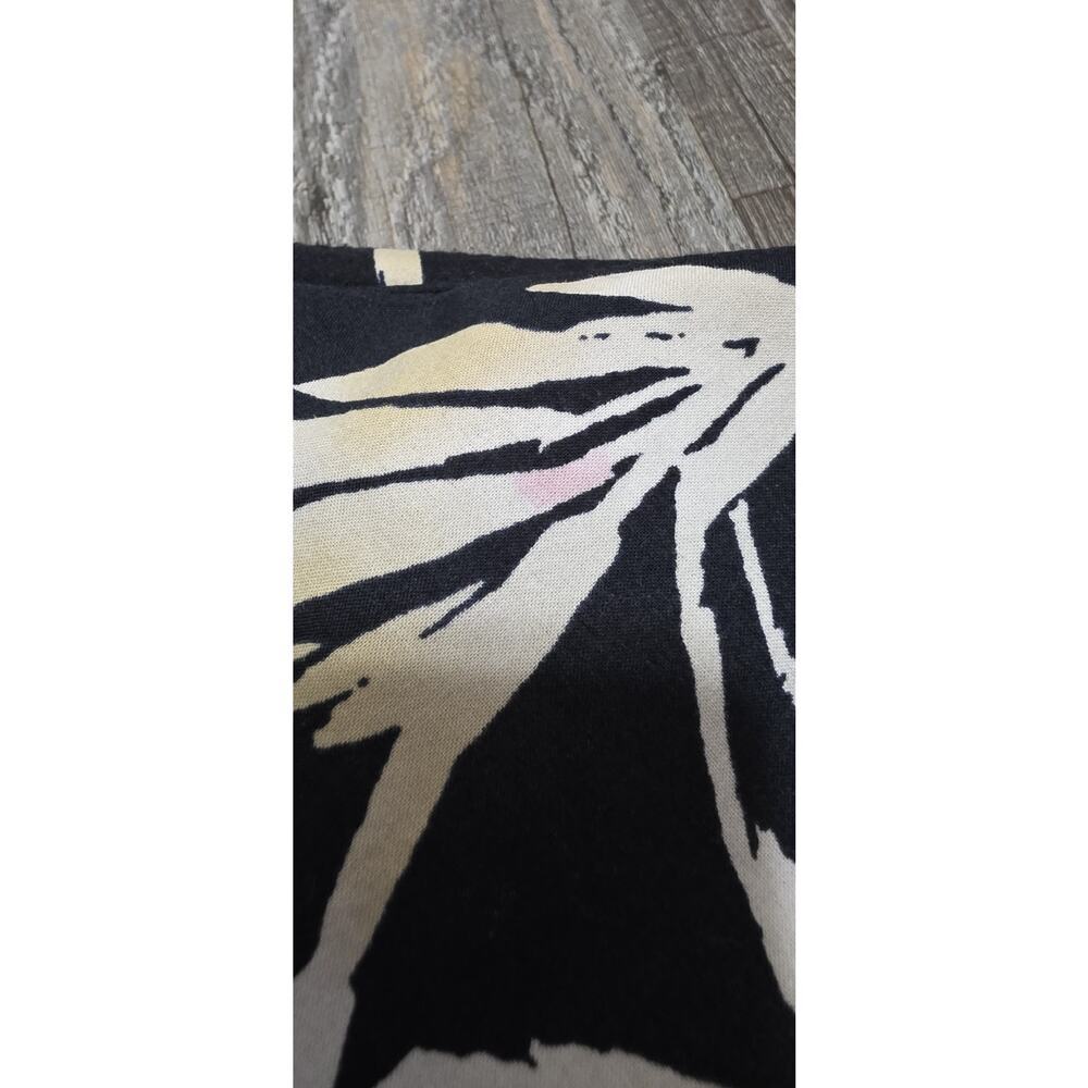 Jones New York Signature Size 6 Tiered Skirt Navy and Beige Floral Motif lined - Picture 10 of 11